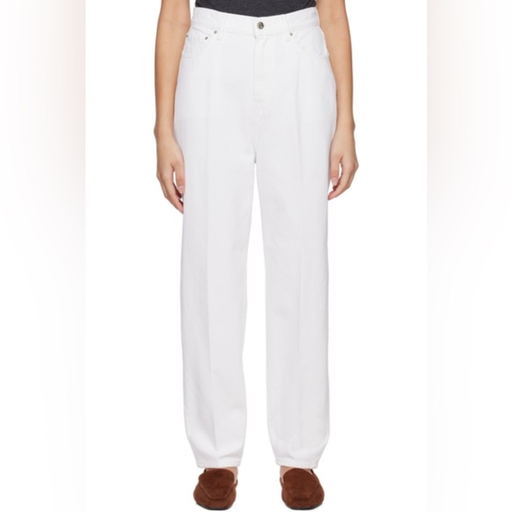 Toteme White Tapered Jeans